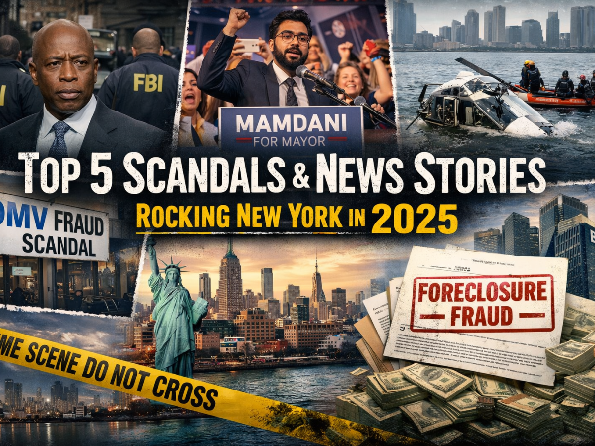 Top 5 Biggest Scandals and News Stories to Rock New York in&nbsp;2025