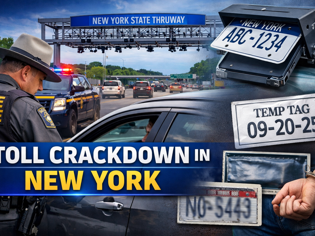 New York Cracks Down on Toll Cheats as “Ghost Plate” Evasion&nbsp;Grows